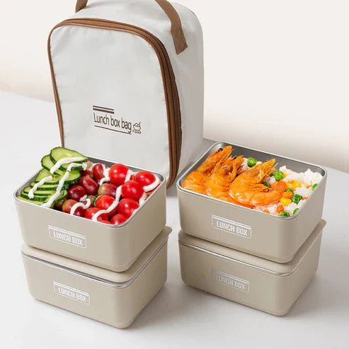 Lunch Box Set with Insulated Carry Bag - DesertGoods
